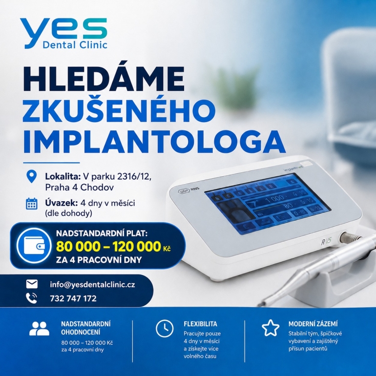 Hledáme zkušeného Implantologa