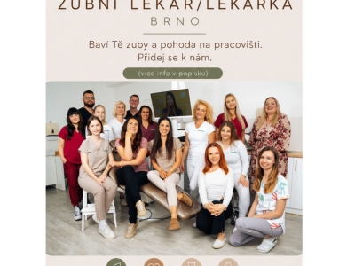 BRNO - ZUBNÍ LÉKAŘ/LÉKAŘKA