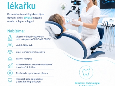 Hledáme ZUBNÍHO LÉKAŘE/LÉKAŘKU
